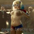 Naked beach swingers